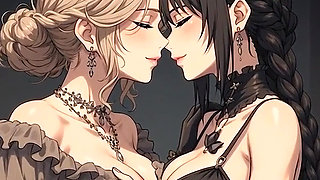 AI Generated Cartoon content, Uncensored video of 18 Year old Anime Girl, Kissing Orgasm of Mature Women