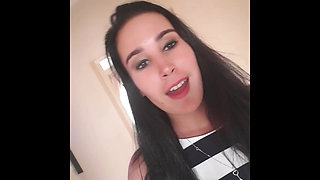 Slut Films How She Pisses in Toilet, Licks Toilet Seat, Rubs Pussy