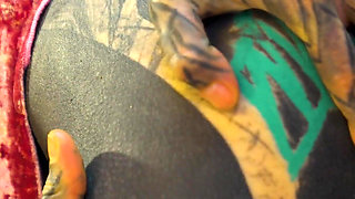 Sexy Alt Dreadhead Girl Rides a Big Cock with Her Ass