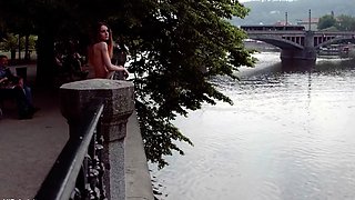 Blonde Teen In Solo Striptease Fun