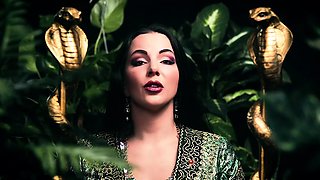 Hot brunette amateur MILF rides hubbys cock