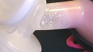 Breast Pumping My Lactating Breasts