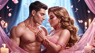 White Saree Mein Desi Wife Ki Soft Romantic Night - Husband Ke Saath Full Body Embrace Aur Intense Kissing