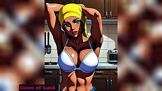 Gol Big Booty Desi Wife Twerking and Fuck Animation