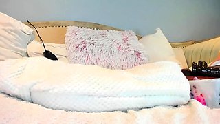 Bikini blonde amateurs first anal sex while useing a toy