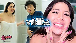 Aquiles Baezta Fucks Distant Step MILF - Big Tits Latina Facial & Cum in Mouth