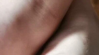 Under the Table POV White Slippers & Dining Feet Cam