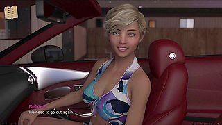 Steamy game walkthrough featuring a hot blonde and erotic tales