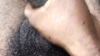 Black cock jerking homemade video.solo home alone