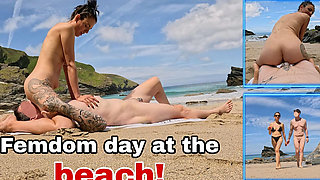 Femdom Day at the Beach