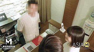 Japanese no sex erotic massage with a curvy Asian girlfriend