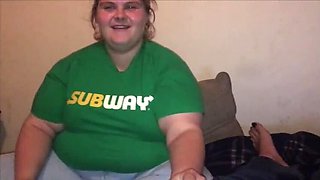 Innocent Blonde Teen Tricked Into Subway Blowjob and Covered in Hot Cum