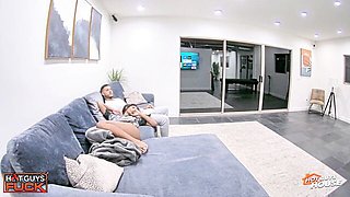 Ebony scene with dazzling belle from Hot Guys Fuck