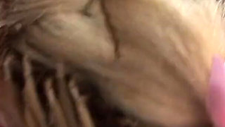 Cutie pie with huge tits gets hard fuck in the living room