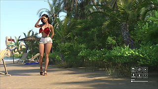 Ivy and Reily Having Some Fun on the Beach