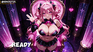 Magical Girl Threesome Covered in Cum, Realistic Facial on Pink Violet Blonde Idols