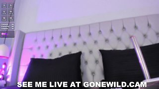 Sexy Latina Camslut Dildo Ride & Suck on Live Stream