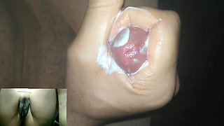 Girls Masturbate on a video call
