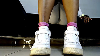 Orgasm Nike Sneakers Destruction Feet Growth - Hulk Feet, Transformation Fetish, Growth Fetish