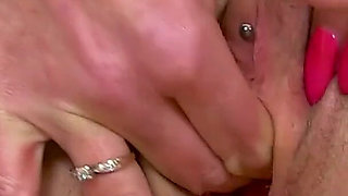 English MILF Shannon Blue Has Her Huge Boobs on Full Display and Starts Fingering Her Fabulous Cunny