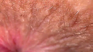Extreme Close up of Natural Teen 18 Girl Butthole
