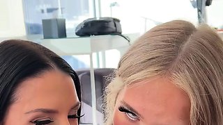 Babes Giving Blowjobs with Big Cocks Interracial Style