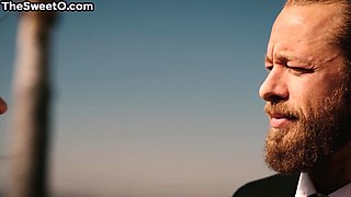 Saucy 21yo bae nailed by big white cock in wet snatch hol