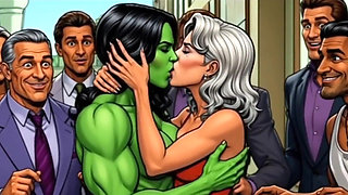 She-hulk Slut Not a Day Without Fucking. Big Compilation Cartoon
