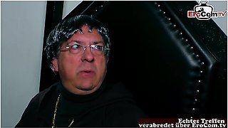 Ugly Cleaning Lady Gets Fucked By Horny Monk In Monastery