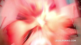 Double Addicted on 4K, Krystal Greenvelle & May Thai DAP/CUMSWAPPING