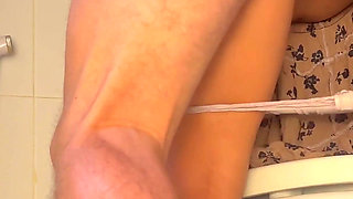 Hot Super Bitch Fucked Doggy-style in the Toilete