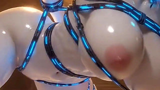 3D Hentai Cowgirl Doll - Smart Ropes Control & Float Ahegao