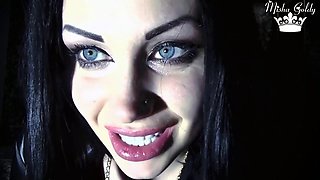 Cum Inside of Throat of Sexy Witch and Be Swallowed, Fetish!