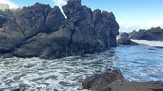 desperate beach public pee compilation