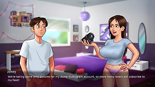 Jack and Jenny Making cam video(Summertime Saga)