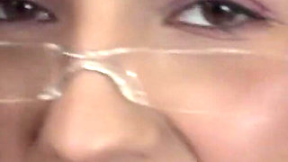 Dirty Glasses Scene-1 slim Brunette Teen Susie Diamond Gets Cumshot on Glasses