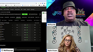 Live 50 Min Superbowl Sunday Mrflourish Podcast Stream with Co-host Taylor Vixxen