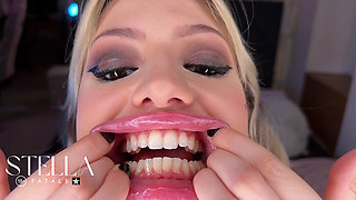 Extreme Mouth Spreading & Throat Closeupwide Open Mouth Fetish