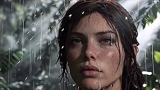 Lara Croft First Encounter with an African Tribal Group