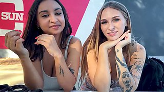 Max Fills Pounds Busty Angel Youngs and Hailey Rose