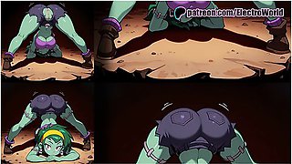 Zombie Queen Thirst: Rottytops Devours Hard Flesh With Car Toon