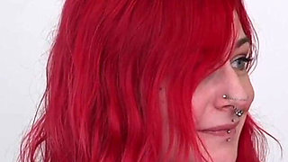 Sya, Wonderful Redhead, Loves Eating Cocks!