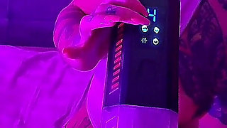 My Girlfriend Uses Cock Sucker Toy on My Big Cock