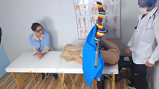 Stepmother Takes Stepdaughter to the Gynecologist for the First Time!