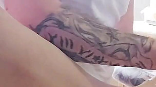 Dominatrix Shoves Her Foot up a Guy's Ass