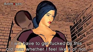 India girl animation  india vilage vilage video