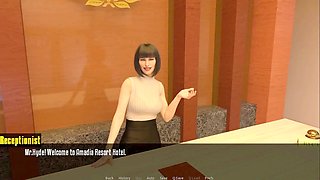 Dim the lights for a romantic dinner at a luxury motel in this sexy 3D cartoon episode
