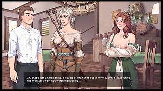 Cartoon movie, big boobs blonde, sexy but