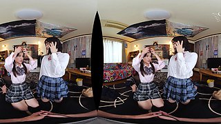 Amateur busty Asian teen sucks a dick on a rooftop