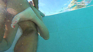 All Natural MILF Julia North Underwater Anal in the pool